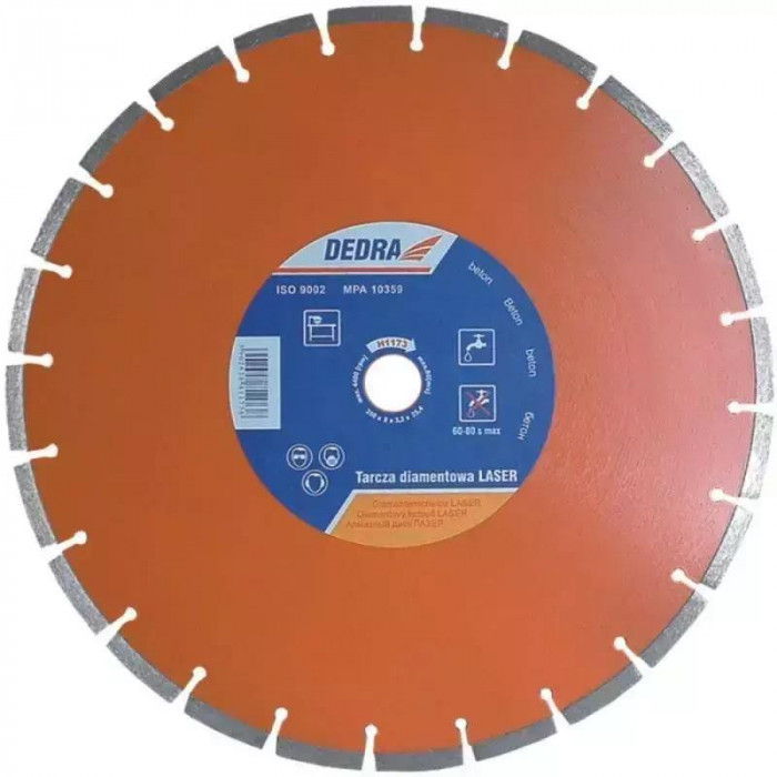 Laser beton disc diamantat 300 mm/25,4