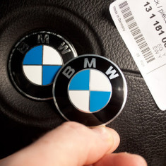 emblema volan 4,5 cm BMW 45mm adeziv inclus