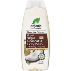 Dr.Organic Gel de dus cu ulei de cocos virgin, 250ml