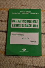 Matematici speciale asistate de calculator (carte) foto