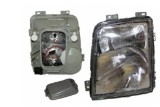 Far VW LT2 05.1996-12.2005 TYC partea Stanga, tip bec H1+H1, reglare pneumatica
