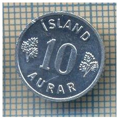 AX 243 MONEDA - ISLANDA - 10 AURAR -ANUL 1971 -STAREA CARE SE VEDE