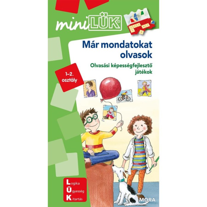 M&aacute;r mondatokat olvasok - LDI249 - Olvas&aacute;si k&eacute;pess&eacute;gfejlesztő j&aacute;t&eacute;kok - miniL&Uuml;K - Dr. Ball&eacute;r Piroska