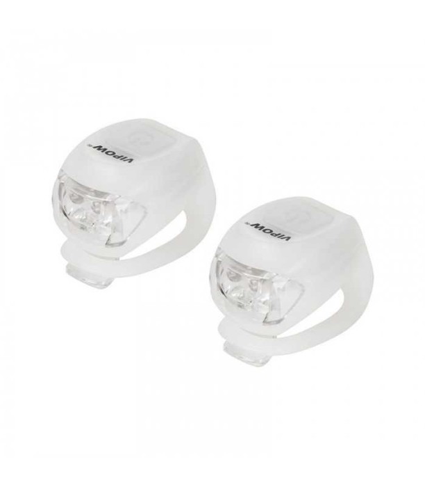Set lumini bicicleta SILICON CR2032 x2 VIPOW