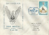 Rom&acirc;nia, Ziua aviaţiei R.S.R., plic, Boboc, 1983