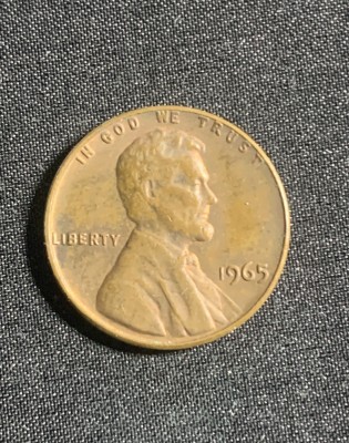Moneda One Cent 1965 USA foto
