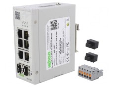 Switch Ethernet Administrabil 8 Porturi 9-48VDC 5.8W