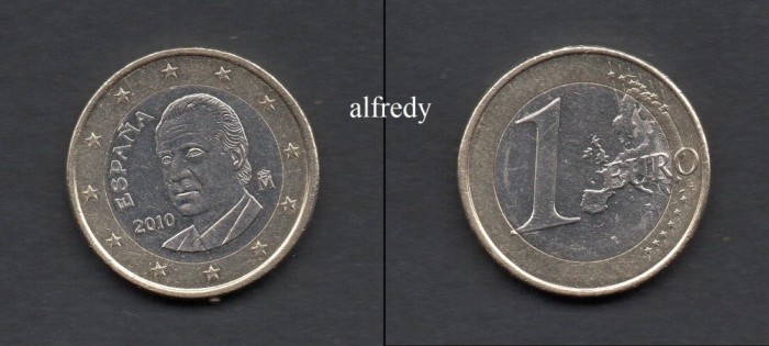 SPANIA 2010, 1 euro