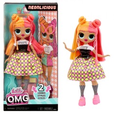 L.O.L. SURPRISE! OMG NEONLICIOUS PAPUSA FASHIONISTA CU ACCESORII