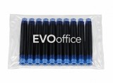 Rezerve Stilou EVOoffice Albastru Set 10 Bucati Scriere Linala Uniforma Compatibile Universal Birotica