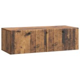 vidaXL Oglindă TV montată pe perete Lemn vechi 98 x 41 x 30 cm 899213