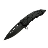 Cumpara ieftin Briceag de vanatoare IdeallStore&reg;, Jurassic Blade, otel inoxidabil, 20 cm, negru, husa inclusa