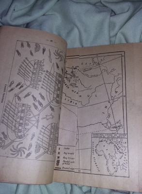 Carte 1948,ISTORIA ANTICA,MANUAL UNIC,Clasa VIII Medie/planse Harti,T.GRATUIT foto