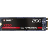 SSD X250, 256GB, SATA M2 2280, R/W speed 520MBs/500MBs