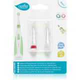 Nuvita Sonic Clean&amp;Care Replacement Brush Heads Capete de schimb pentru baterie sonic periuta de dinti pentru bebeluși Sonic Clean&amp;Care Small Red/Whit