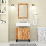 VidaXL Dulap de chiuvetă 62x33x58 cm lemn masiv acacia &amp; lemn compozit 351987