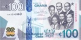 Bancnota Ghana 100 Cedis 2019 - P51 UNC