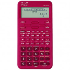 Calculator stiintific, 16 digits, 422 functiuni, rosu, SHARP EL-W531TL foto