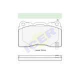 Placute frana Icer IE181990, Fata