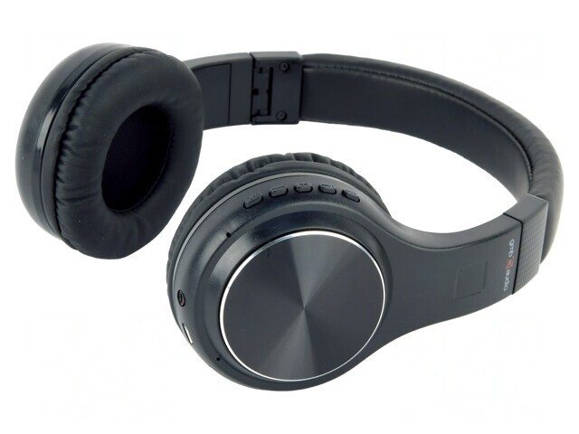 Căști wireless cu microfon negre USB micro 10m 32&Omega;