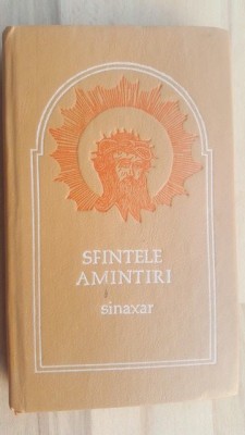 Sfintele amintiri Sinaxar foto