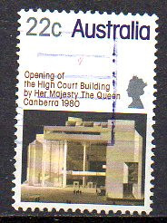 Australia 1980, Arhitectura, stampilat foto