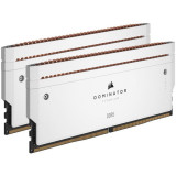 Memorie Dominator Titanium RGB White 96GB 6600MHz CL32 Dual Channel Kit, Corsair