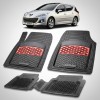 Covorase Tip Tavita Compatibile Peugeot 207 SW (2009-2012)-Red, Cauciuc