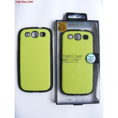 Husa capac maxcell samsung galaxy s3 i9300 verde blister foto