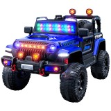 Mașină Electrică pentru Copii, Flippy, Off-Road, Conectare Bluetooth, telecomandă, Tracțiune Integrală, Lumina Intermitenta, Baterie 12V 7Ah, 120x63x6