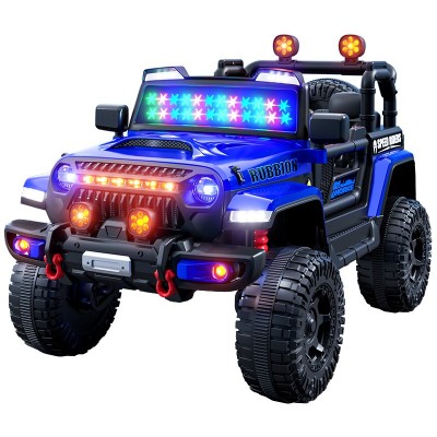 Mașină Electrică pentru Copii, Flippy, Off-Road, Conectare Bluetooth, telecomandă, Tracțiune Integrală, Lumina Intermitenta, Baterie 12V 7Ah, 120x63x6 foto