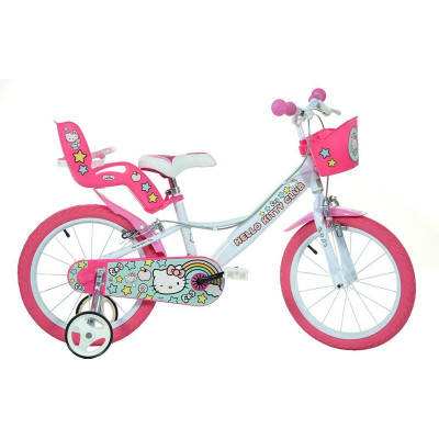 Bicicleta copii Dino Bikes, diametru roata 40 cm, model Hello Kitty foto