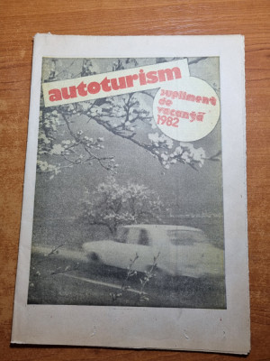 revista autoturism supliment de vacanta 1982 foto