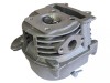 Chiulasă Completă Scuter GY6 80cc AC 4T, 47mm, Capac Inclus, Supape, Arcuri, Distanță Prezoane 71mm, Bujie 10mm