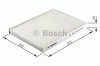 Filtru polen / aer habitaclu SAAB 9-3 Cabriolet (YS3F) (2003 - 2016) BOSCH 1 987 432 376