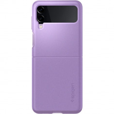 Husa Capac Spate Thin Fit Shiny Lavander Mov Samsung Galaxy Z Flip3 foto