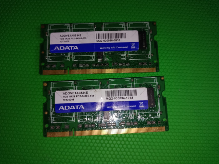 Memorie laptop DDR2 1Gb 800Mhz PC2-6400S Adata