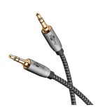 Cablu audio stereo AUX Jack 3.5 mm tata-tata 0.5m premium extrem de
