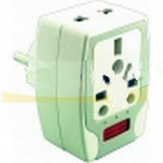 Adaptor multi priza intrare Romania iesire international foto