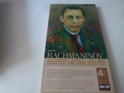 Rachmaninov, 4 cd box foto