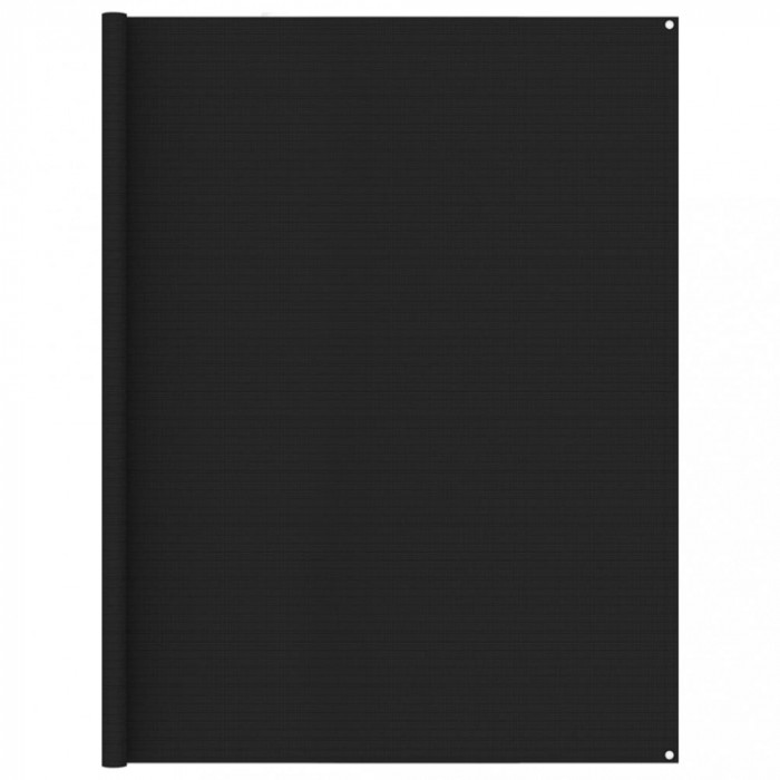 vidaXL Covor pentru cort, negru, 250x600 cm