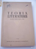TEORIA LITERATURII CLASA A VIII A , ANUL 1956 ., Clasa 8, Limba Romana