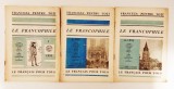 3 reviste Le Francophile 1/1991, 3/1991, 4/1991 - Franceza pentru toti