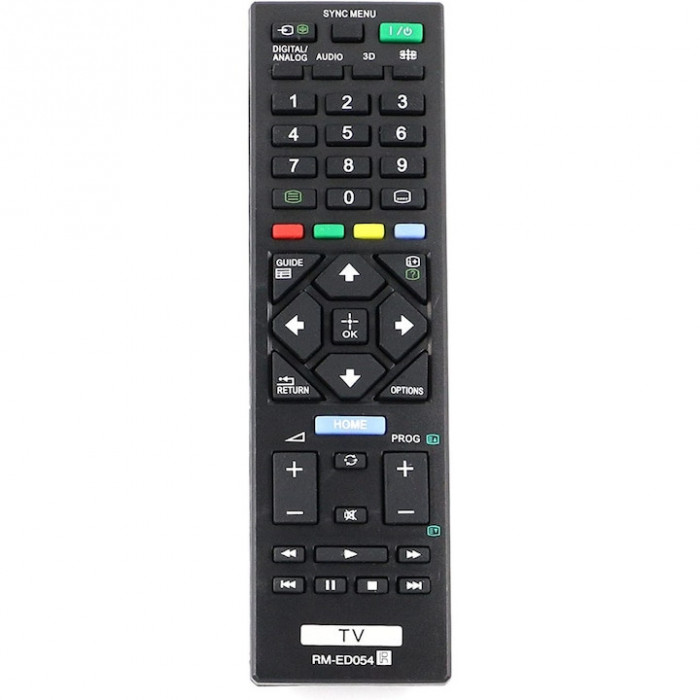 Telecomanda universala pentru Sony LED/LCD Smart TV RM-ED054, neagra
