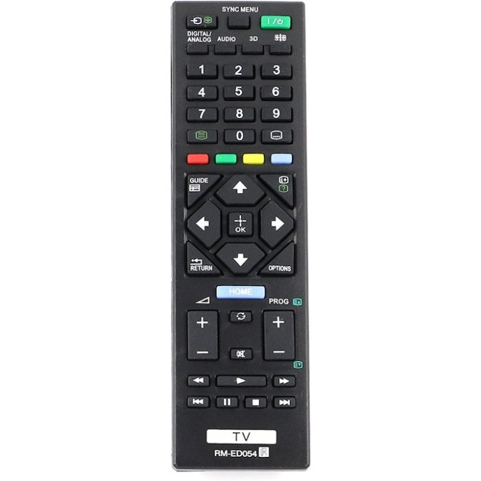 Telecomanda universala pentru Sony LED/LCD Smart TV RM-ED054, neagra