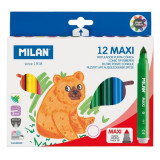 Carioci Milan 12 culori maxi, v&acirc;rf conic - ***