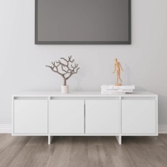 vidaXL Comodă TV, alb, 120x30x40,5 cm, lemn prelucrat 809575