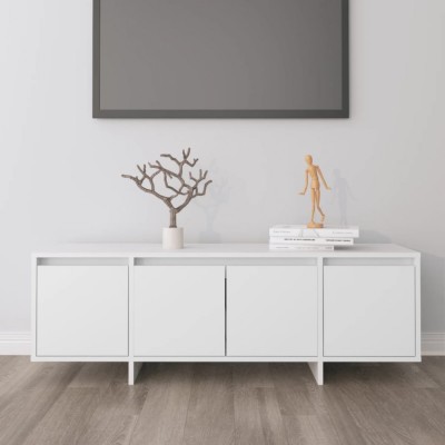 Gossi comoda tv, alb, 120x30x40,5 cm, lemn prelucrat foto