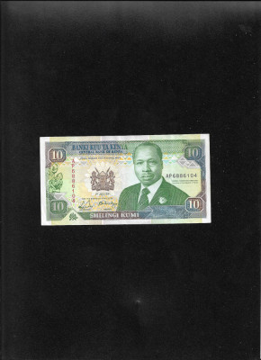 Kenya 10 shillings shilingi 1991 seria6886104 foto