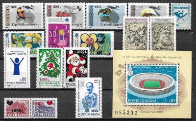 C2941 - Romania lot timbre neuzate,perfecta stare foto
